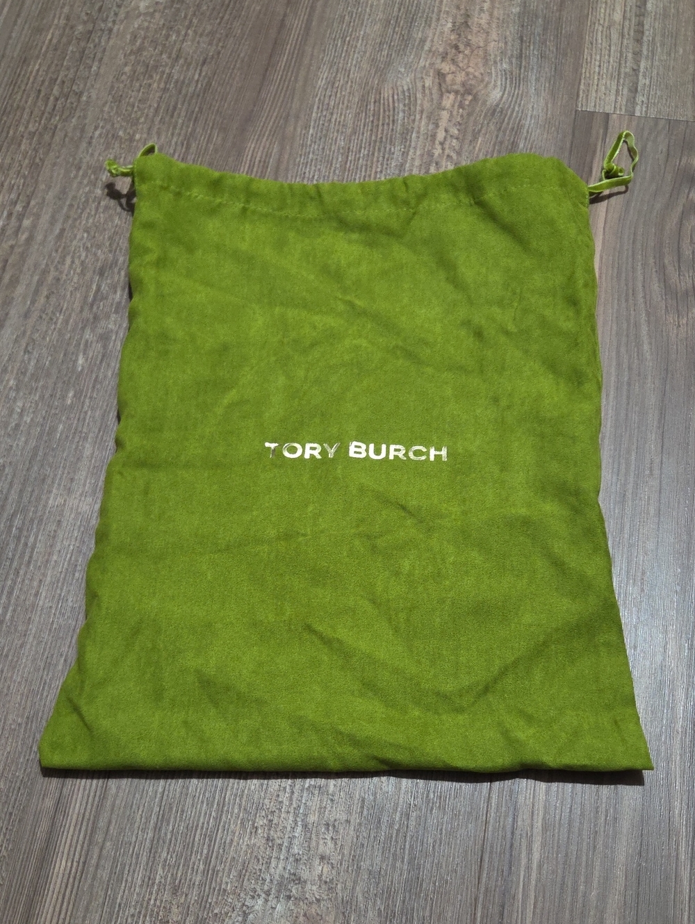 Tory Burch Olive Green Drawstring Dust Bag